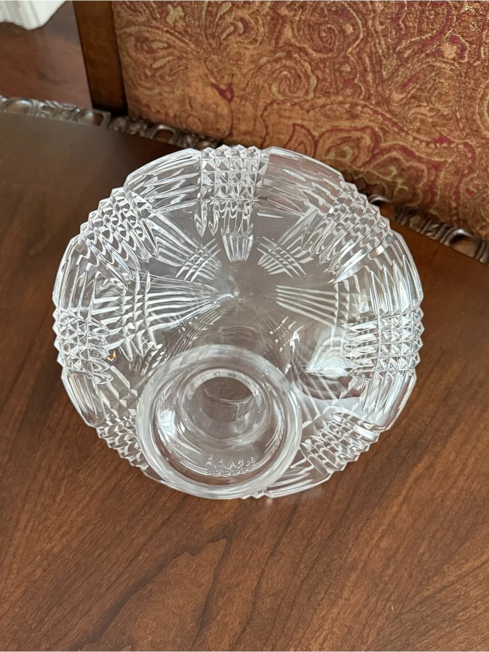 Astral Bovary Lead Crystal Side Resting Decanter Tilt Orbital Barware No Stopper